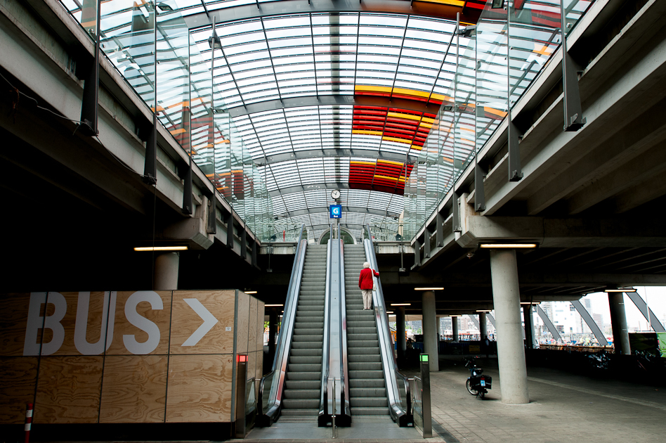 Escalator Centraal Amsterdam